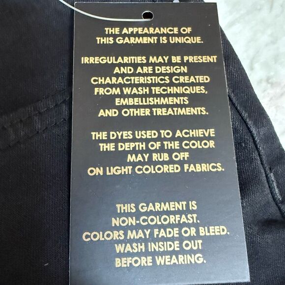 DG2 by Diane Gilman New Classic Stretch bootcut jeans in black size 24WT NWT - Picture 7 of 11